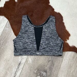 VSX Sport Black and Gray Activewear Top